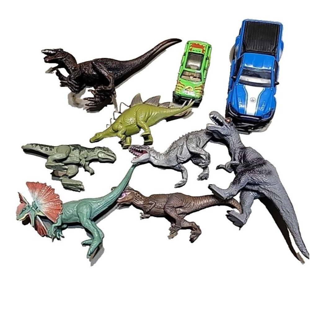 Jurassic Park World Dinosaur‎ Figures vehicles mixed lot collectibles